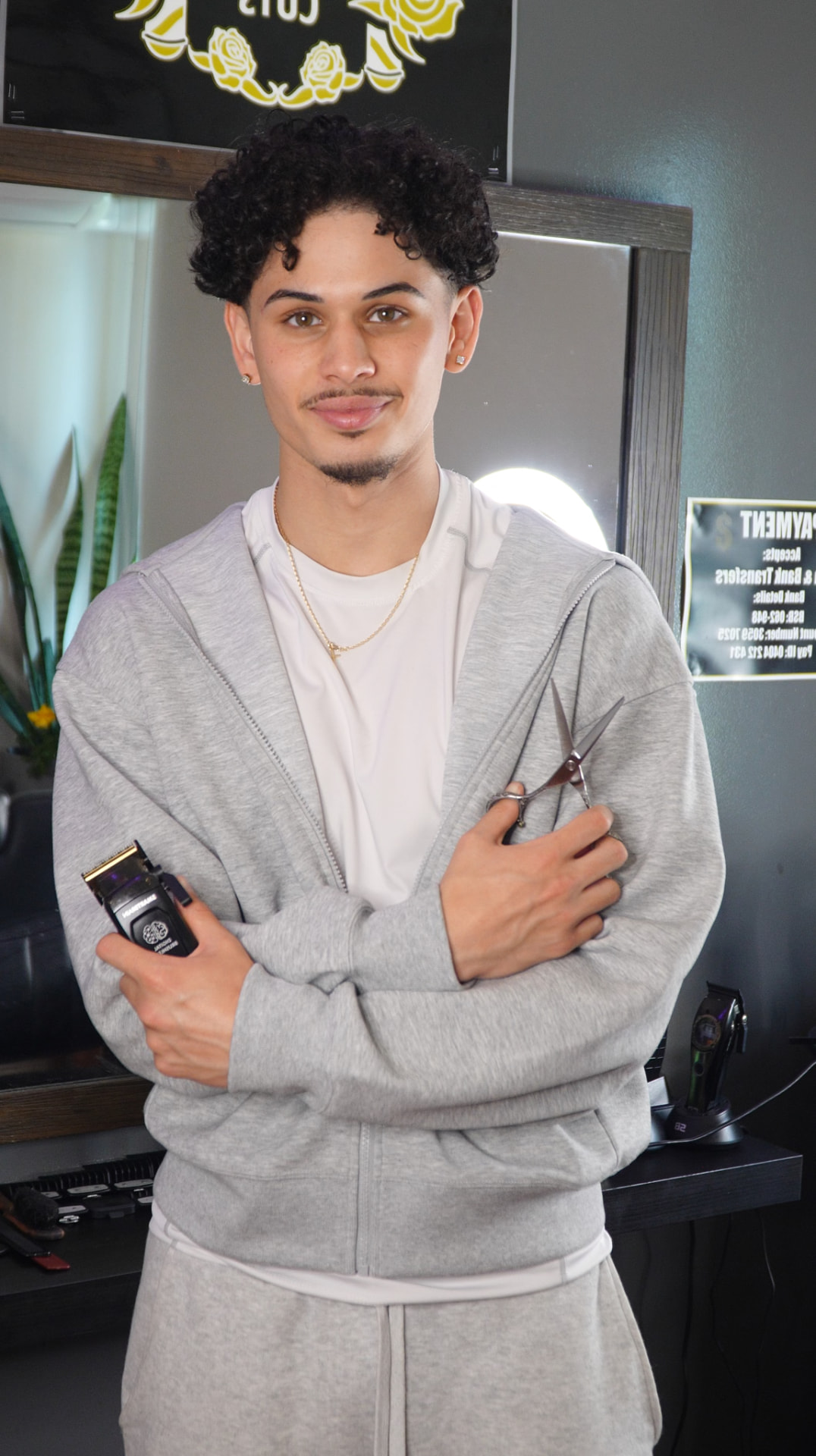 Dante, barber and owner of Quavious Cuts in Narre Warren